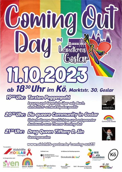 Feier des Coming-Out-Day im Kö